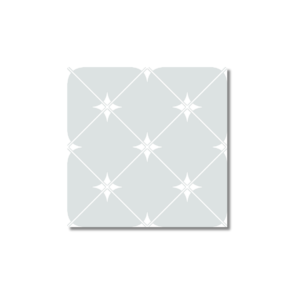 Lyndhurst Soft Sage Matt Encaustic Patterned Floor Tile 300x300mm