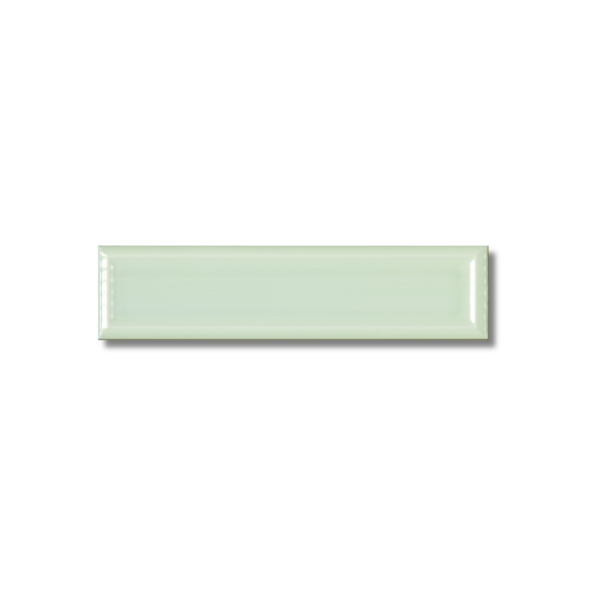 Hamilton Green Frame Gloss Subway Wall Tile 68x280mm