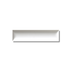 Pequeno Bianco Satin Rounded Subway Wall Tile 50x200mm