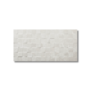 Sandstone White Decor Gloss Rectified Wall Tile 300x600mm