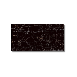 D Portoro Black Gloss Rectified Wall Tile 300x600mm