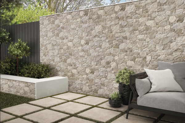 Terranova 389 Noce Stone Cladding External Tile 320x890mm