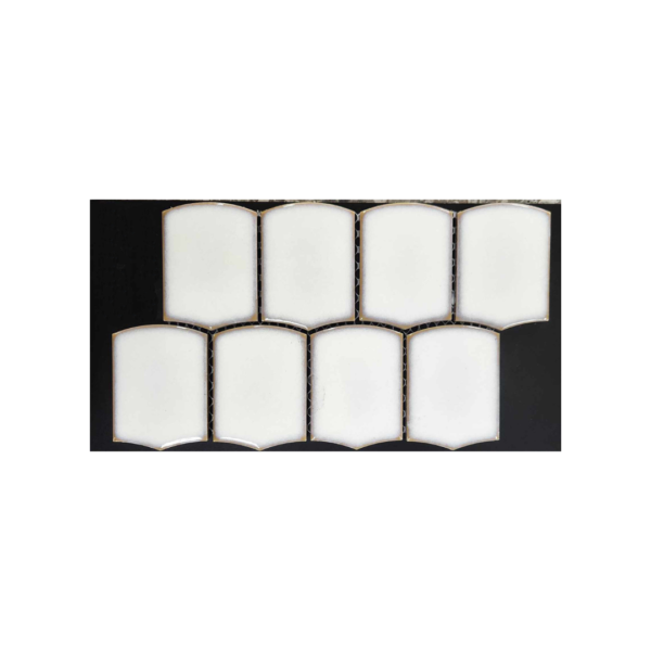 Tunnel Flambed White Mosaic Feature Tile 244x304mm