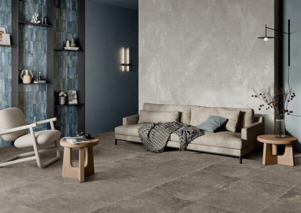 Toulouse Dark Grey Matt P2/P4 Rectified Floor Tile 600x600mm