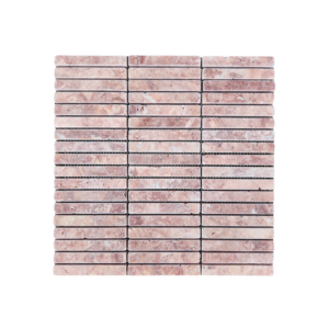 Rosso Travertine Tumbled Kit Kat Feature Tile 305x305mm