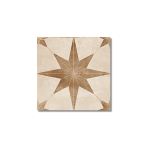 Rimini Terracotta Encaustic Patterned Matt Floor Tile 200x200mm