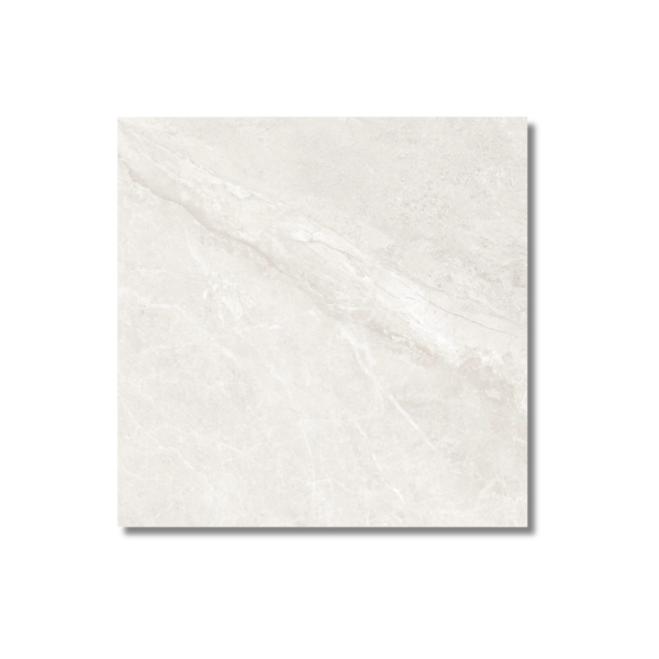 Alpen Stone White In/Out Rectified Floor Tile 600x600mm