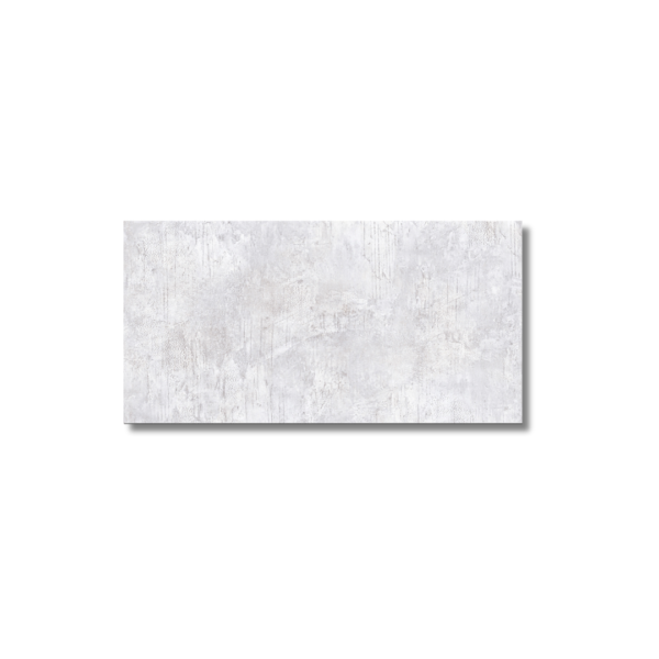 Zibo Light Grey Mottle Gloss Wall Tile 300x600mm