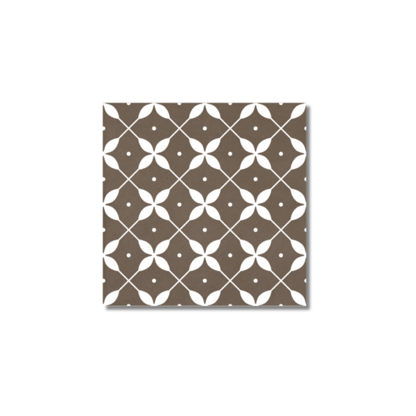 Craft Art Leaf Earth Matt Floor Tile 200x200mm