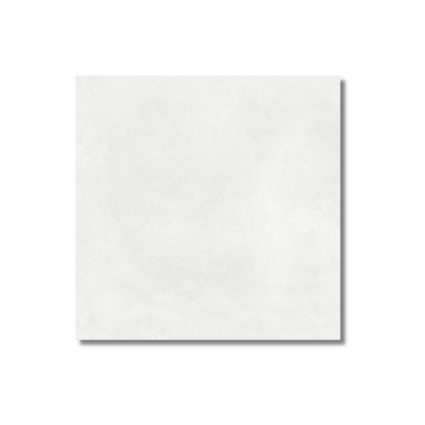 Cosmo White Minimal In/Out Rectified Floor Tile 600x600mm