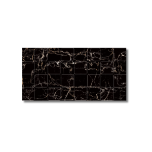 D Portoro Night Gloss Décor Rectified Wall Tile 300x600mm