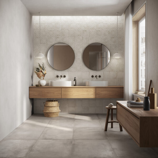 Amuri Avorio White Matt Floor Tile 200x200mm