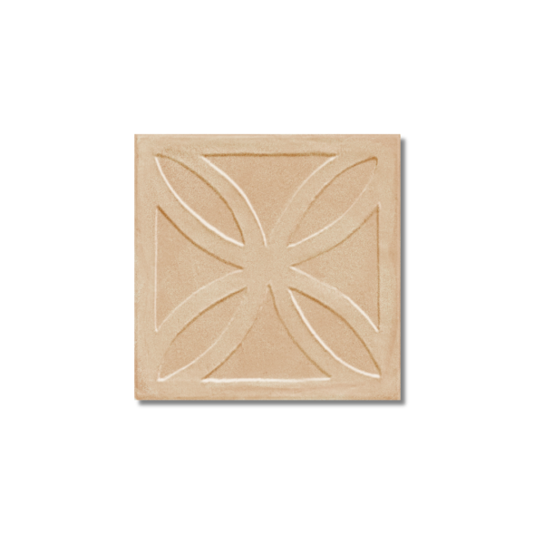 Amuri Biscotto Beige 3D Matt Décor Floor Tile 200x200mm