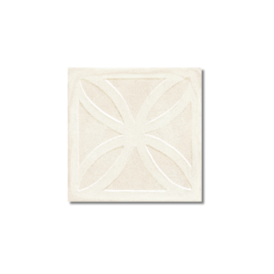 Amuri Avorio White 3D Matt Décor Floor Tile 200x200mm